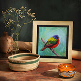 Florida Bunting Bird Wall Painting From Dewar Birds Collection Ambience